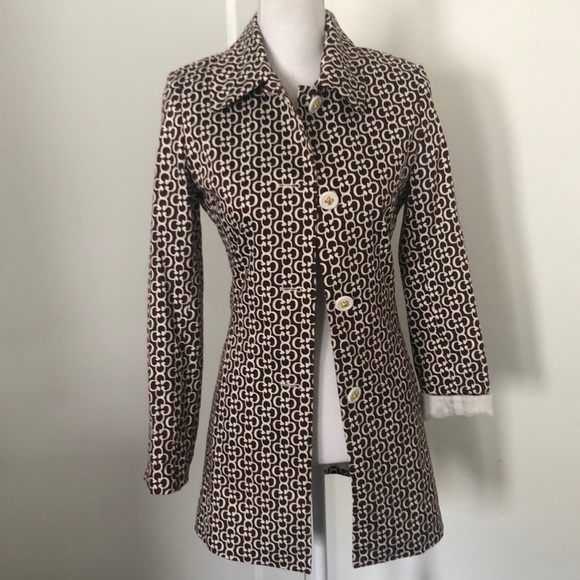Skirtin Around Jackets & Blazers - Skirtin Around Geometric Print Jacket Size 0